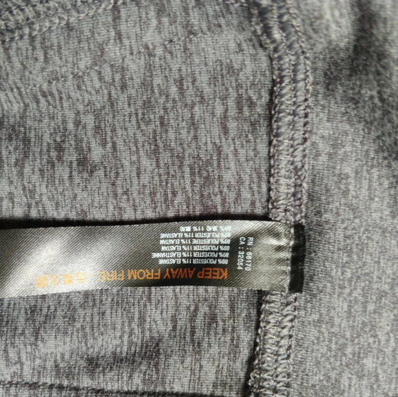 Free People Infinity High Waisted Cutout Crop Leggings Charcoal Heather Size L - Picture 6 of 8